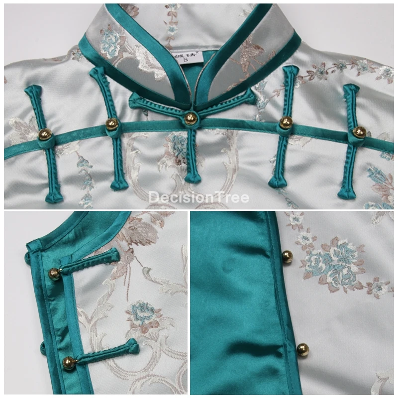 2021 вышивка qipao Традиционный китайский жилет для женщин Восточный ханьфу женский