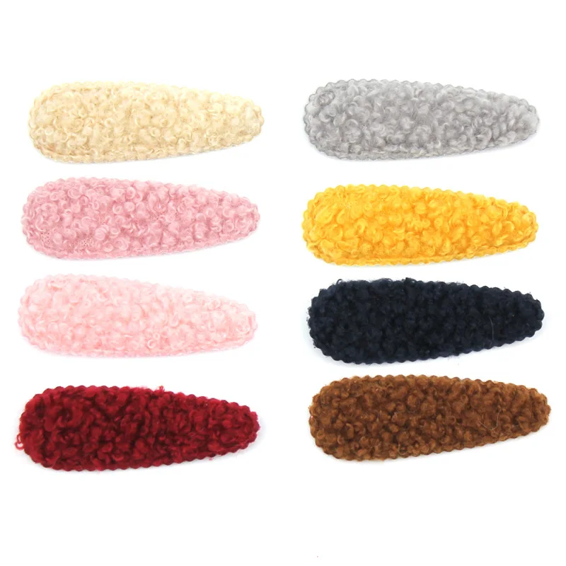 Заколка плюшевая детская 2 х2 5 см 40 шт.|Заплатки| |