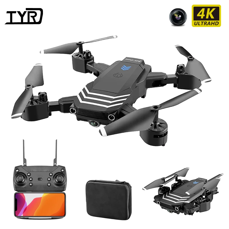TYRC-Dron LS11 Pro con c&aacute;mara 4K HD, cuadric&oacute;ptero teledirigido con WIFI, FPV, modo de retenci&oacute;n de altura, tecla de retorno, brazo plegable, para regalo de ni&ntilde;os-2