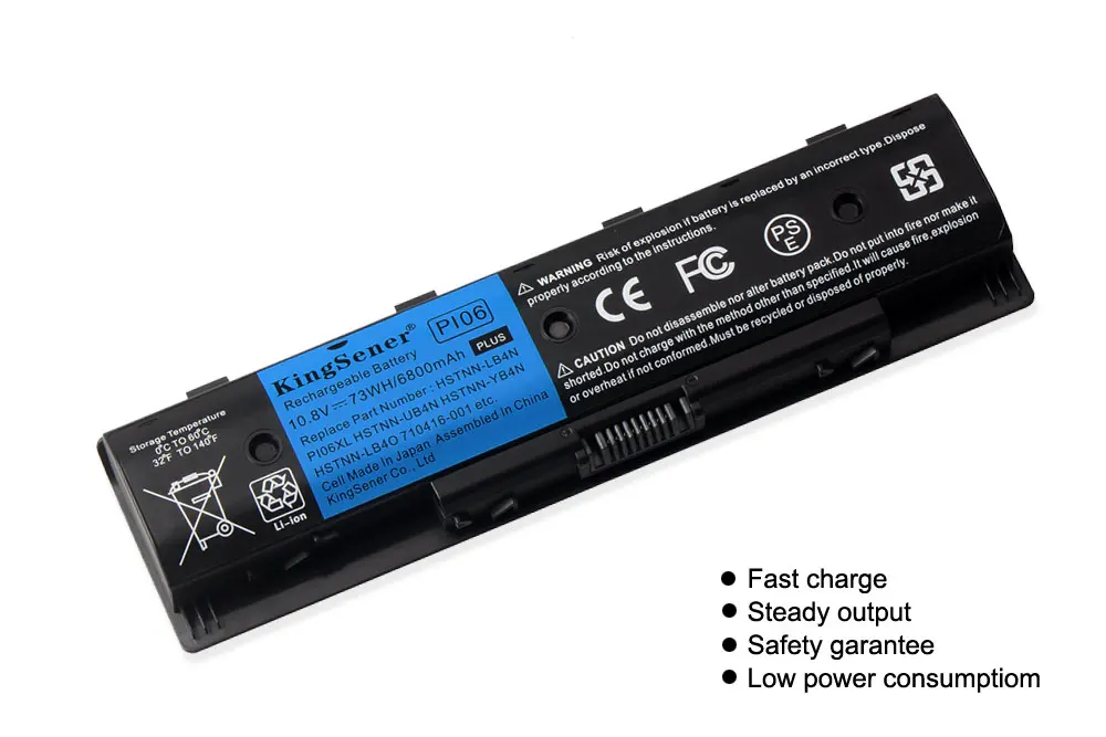 KingSener Корея сотовый PI06 Батарея для hp Enyy 14 15 17 серии для hp Pavilion 14-E051TX HSTNN-LB4N HSTNN-UB4O 710415-001 аккумулятор большой емкости Pi06 PI09