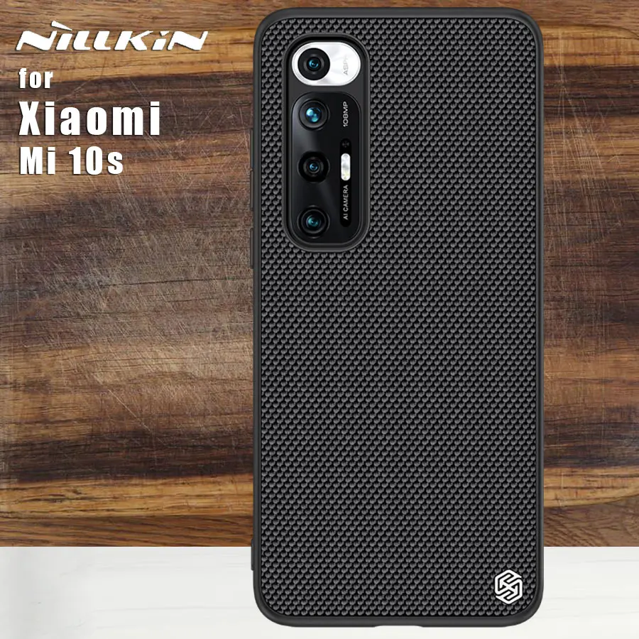 

Чехол Nillkin для Xiaomi Mi 10s, задняя крышка из текстурированного волокна, 360 полноразмерный защитный чехол для Xiaomi Mi 10s 10 Ultra