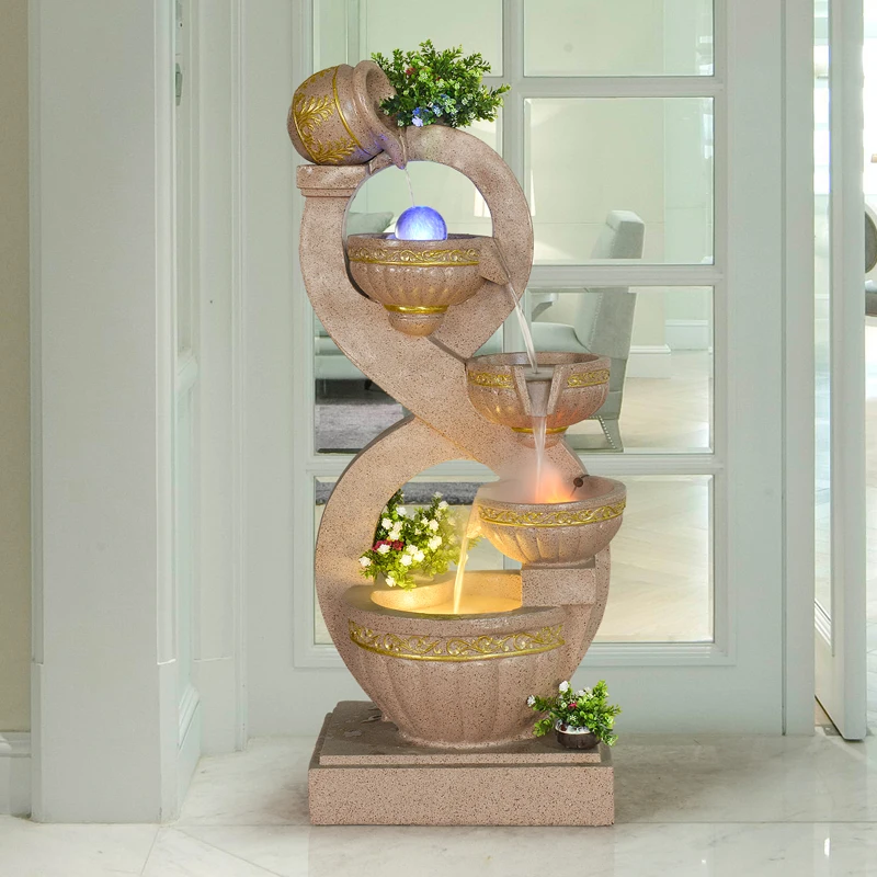 Фонтан для воды в европейском стиле украшение дома и сада офиса|Фонтанчики