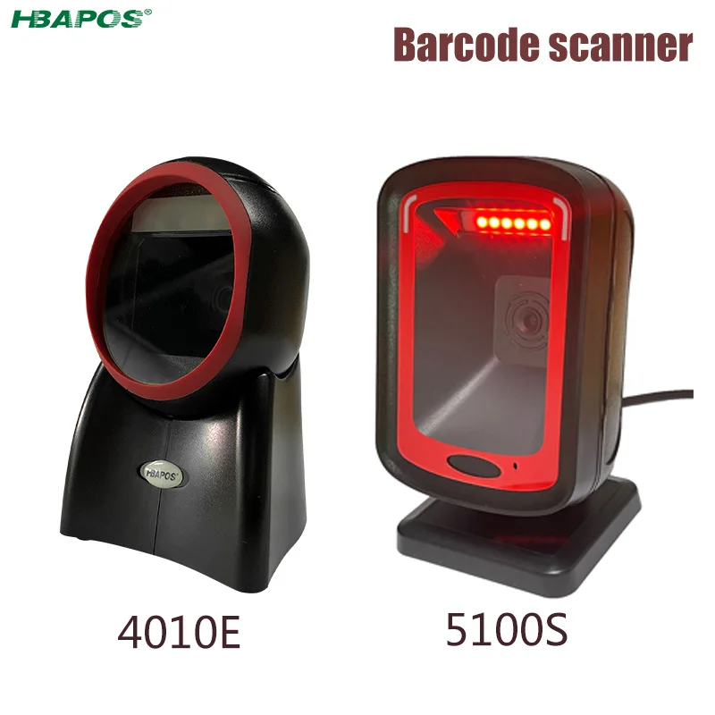 Barcode Scanner Omnidirectional 1D 2D QRcode Desktop Hands-Free Wired USB Platform Scanning Reader for supermarket store | Компьютеры и