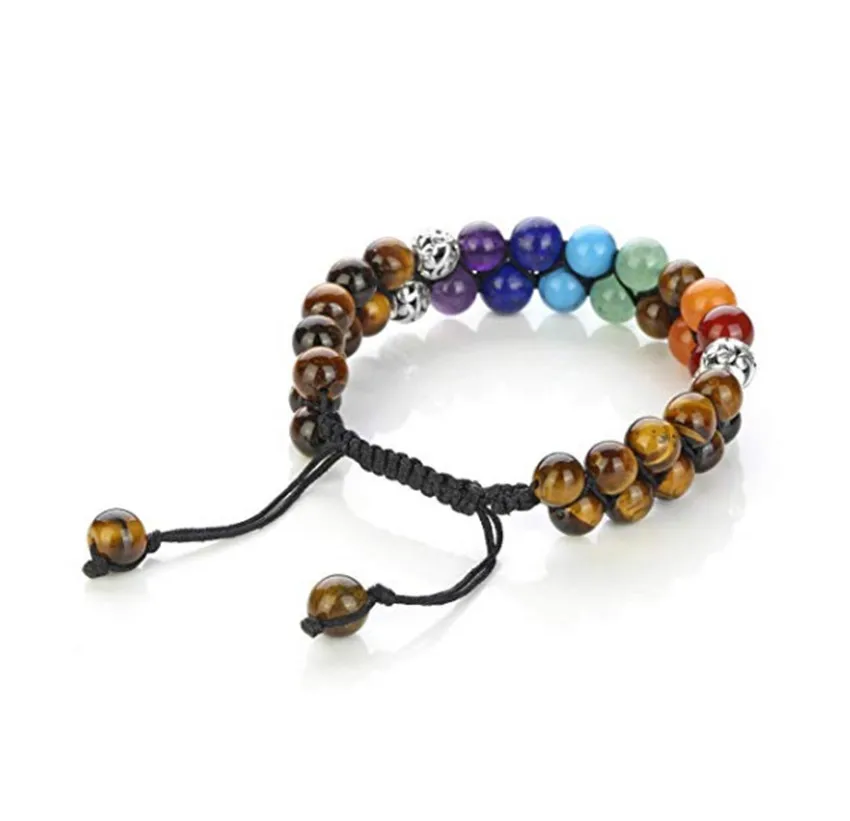 FYJS уникальное серебро ручной работы Плетение 8 мм круглые бусины слой аметистов