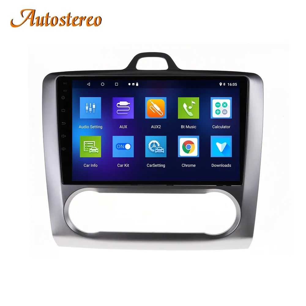 Система Android автомобильный мультимедийный радиоплеер для Ford focus 2 3 2004-2011