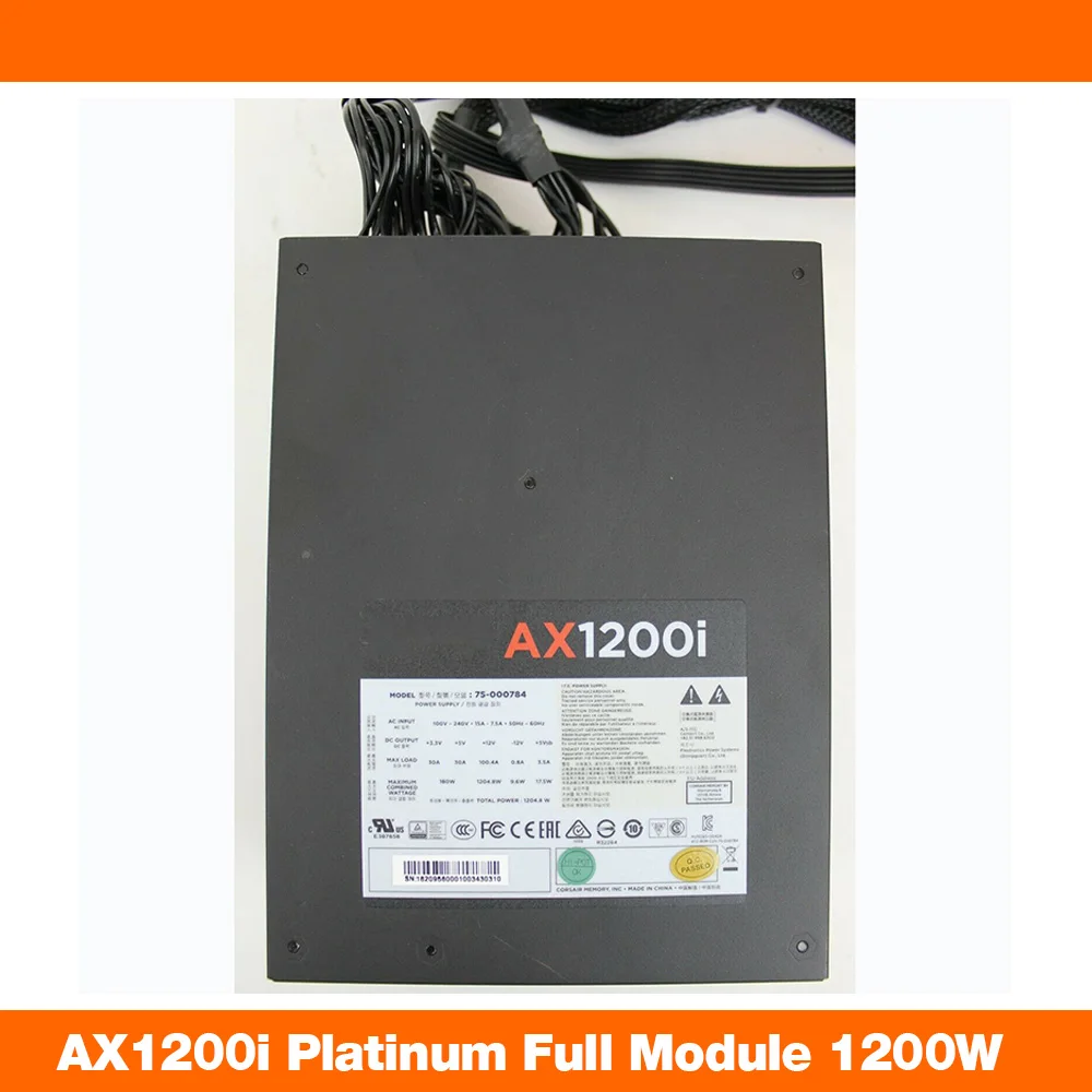 Полный модуль AX1200i 1200 Вт для платины Модель: 75-000784 идеальный тест перед отправкой -
