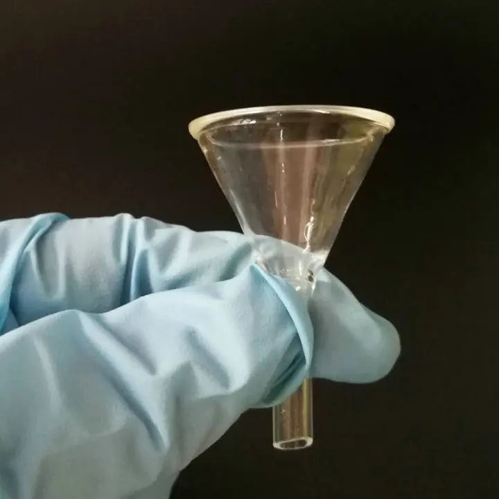 5 шт./лот короткая треугольная Стеклянная Воронка Subuliform с прямым верхним