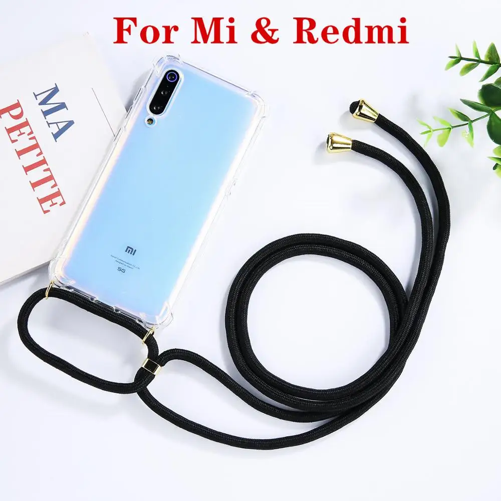 Чехол для Xiaomi Mi 9 SE 8 A2 lite Redmi 7 7a Note pro 6 5 с ремешком через плечо|Бамперы| |