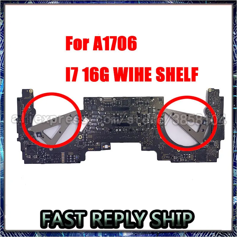Протестированная материнская плата A1706 820 00923 A для MacBook Pro 13 &quotA1706 логическая i7 3 5 GHz