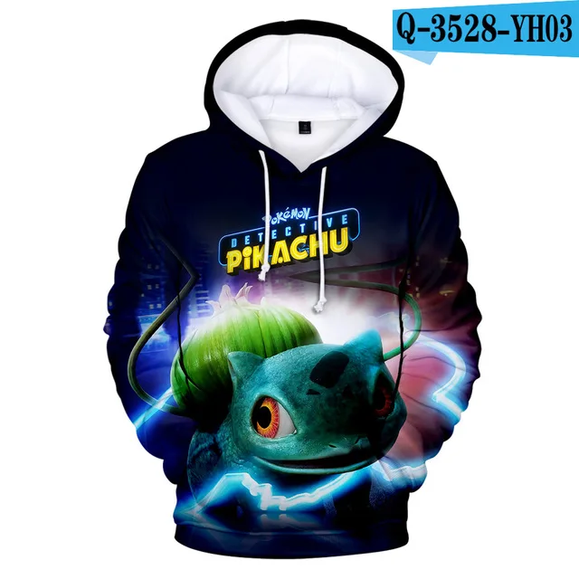 3dwy-1045 Pikachu Pokemon Go 3D Graphic Sweatshirt Hoodies Men Women Umbreon Sweatshirts Hoodie Men Pullover Boys Game Jacket Clothes - Цвет: 3dwy-1045