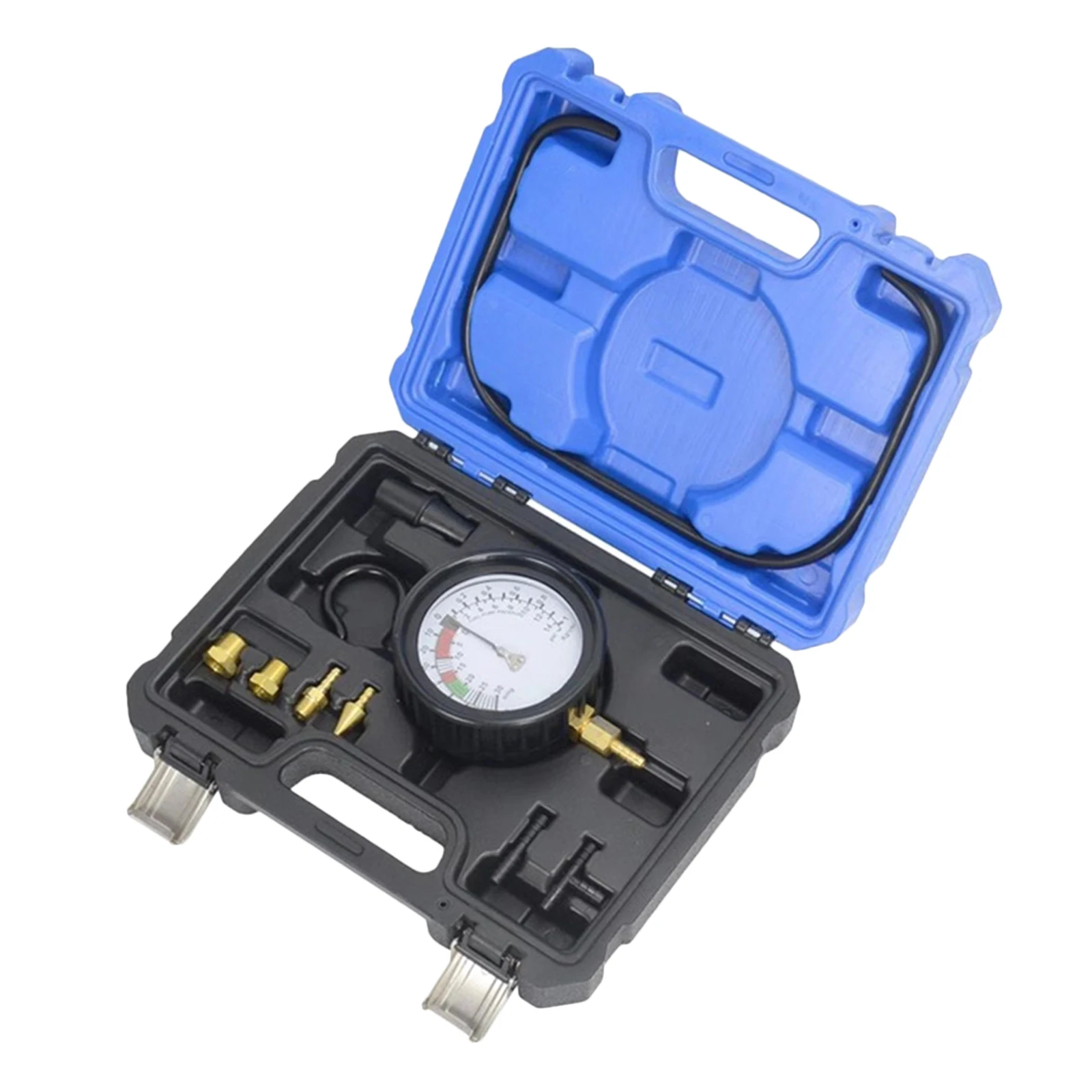 

Vacuum Pump Tester Set Vacuum Gauge and Brake Bleeder Kit for Automotive with Adapters Case