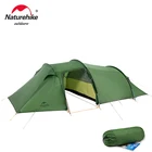 Палатка-туннель Naturehike, сверхлегкая, для 2-4 человек, 20D210T ткань, для кемпинга, со свободными следами, NH17L001-L