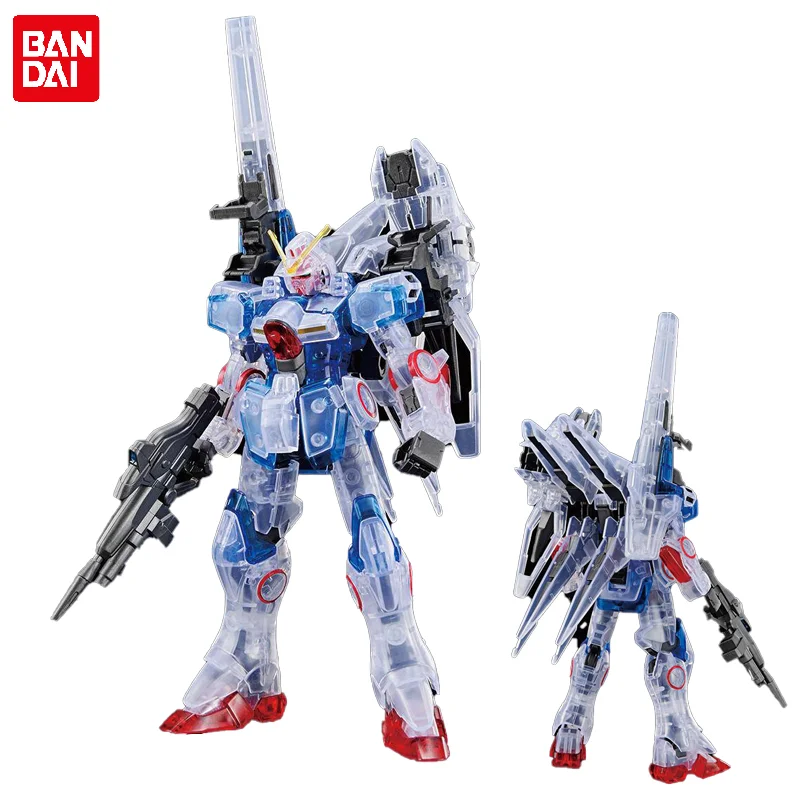 

Original Bandai Gundam Anime Figure HGUC 1:144 Second V Gundam Color Through Plate Assembling Model Anime Action Figures Toys
