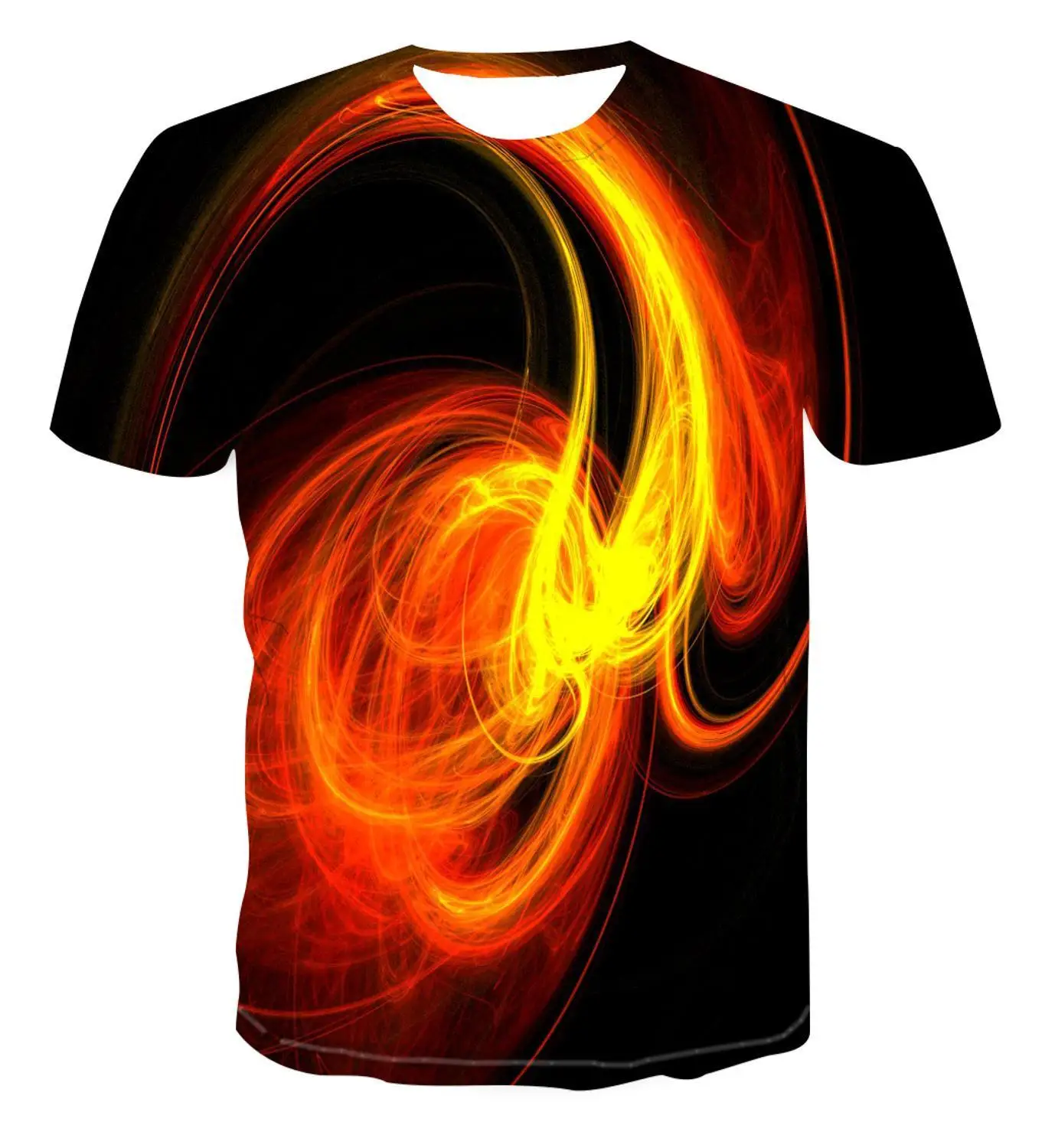 

3D новая простая модная цветная геометрическая форма психоделический Креативный дизайн футболка для мужчин универсальный крутой уникальны...