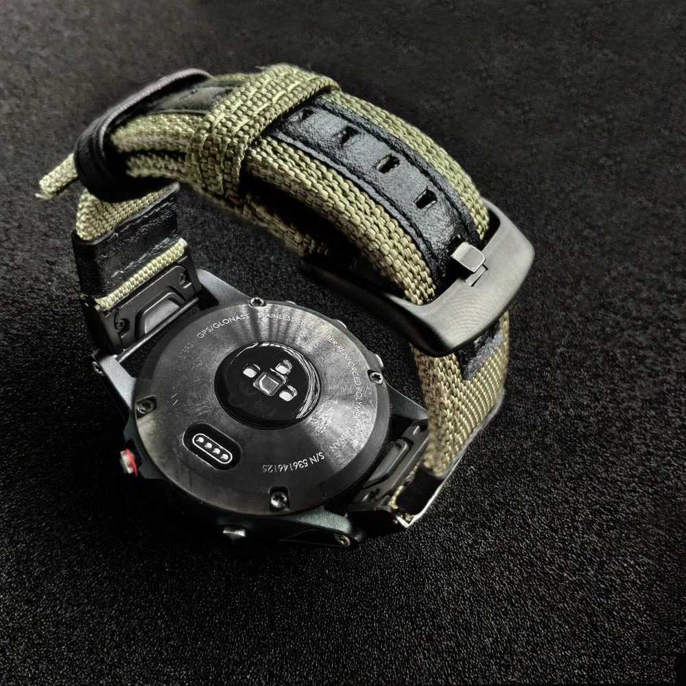 22 мм Quick Fit Fenix 6 напульсник Sweatproof NATO нейлоновый ремешок для часов Garmin Fenix 5/5 Plus/Instinct/Quatix 5
