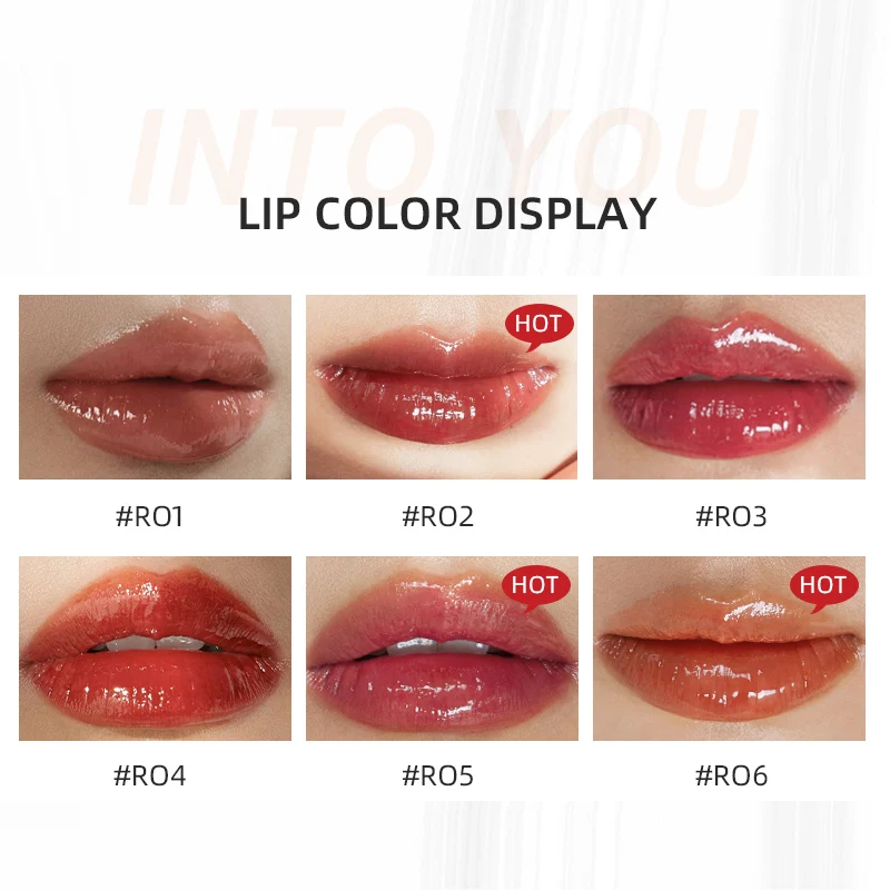 INTO YOU Water Reflecting Lip Tint (the AEROBIC series) Moisturizing Lip Gloss Long Lasting Lipstick LIP CLAY Women’s Cosmetics