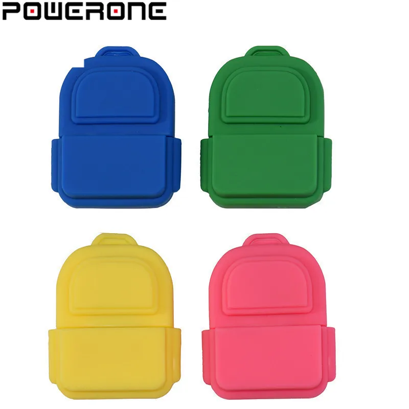 4 цвета красивая школьная сумка USB флеш-накопитель гб 8 16 32 64 флешки USB2.0 рюкзак