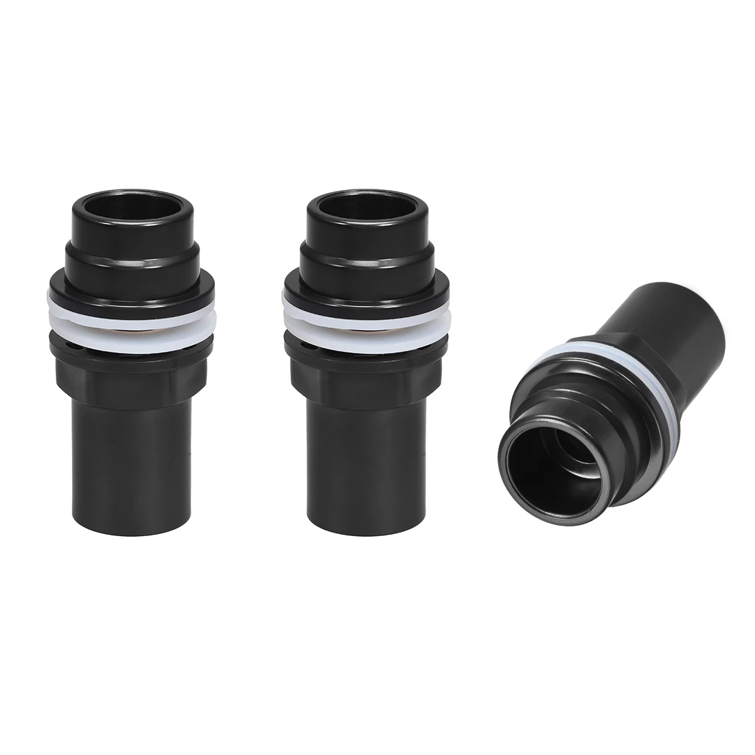 

uxcell 3pcs 1/2 ID PVC Aquarium Water Pipe Connector Straight Fish Tanks Accessories transparent and flexible silicone