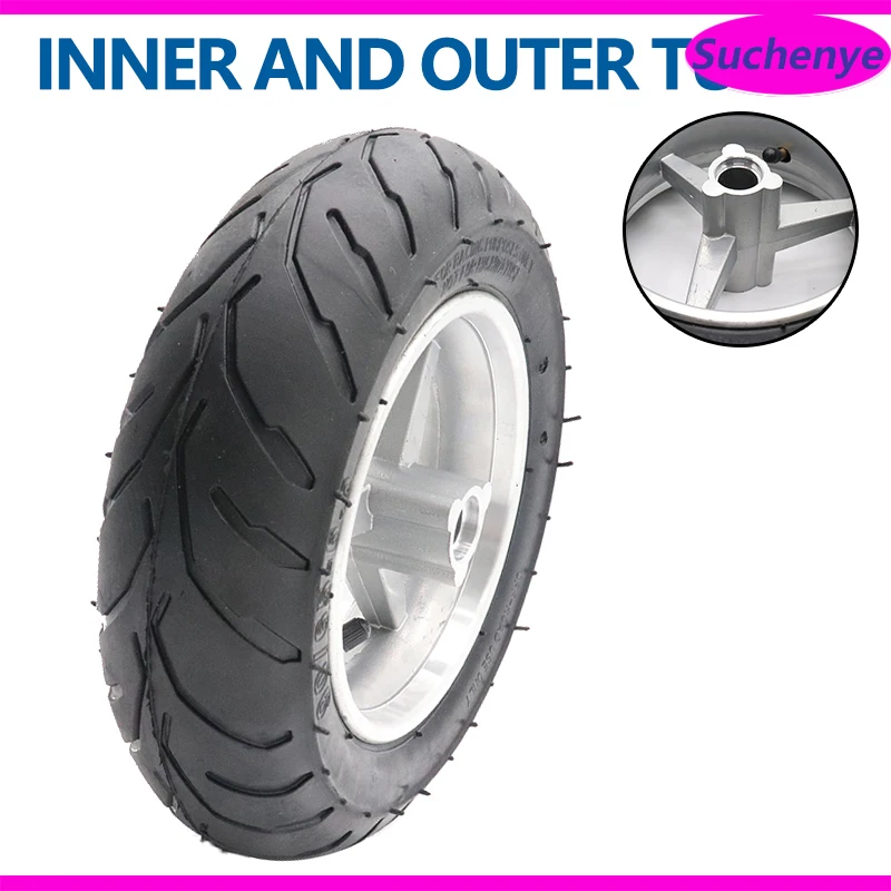 

90/65-6.5 Tubeless Wheel Tyre 11 Inch Vacuum Tire with Alloy Hub/rim for Electric Scooter Accessories