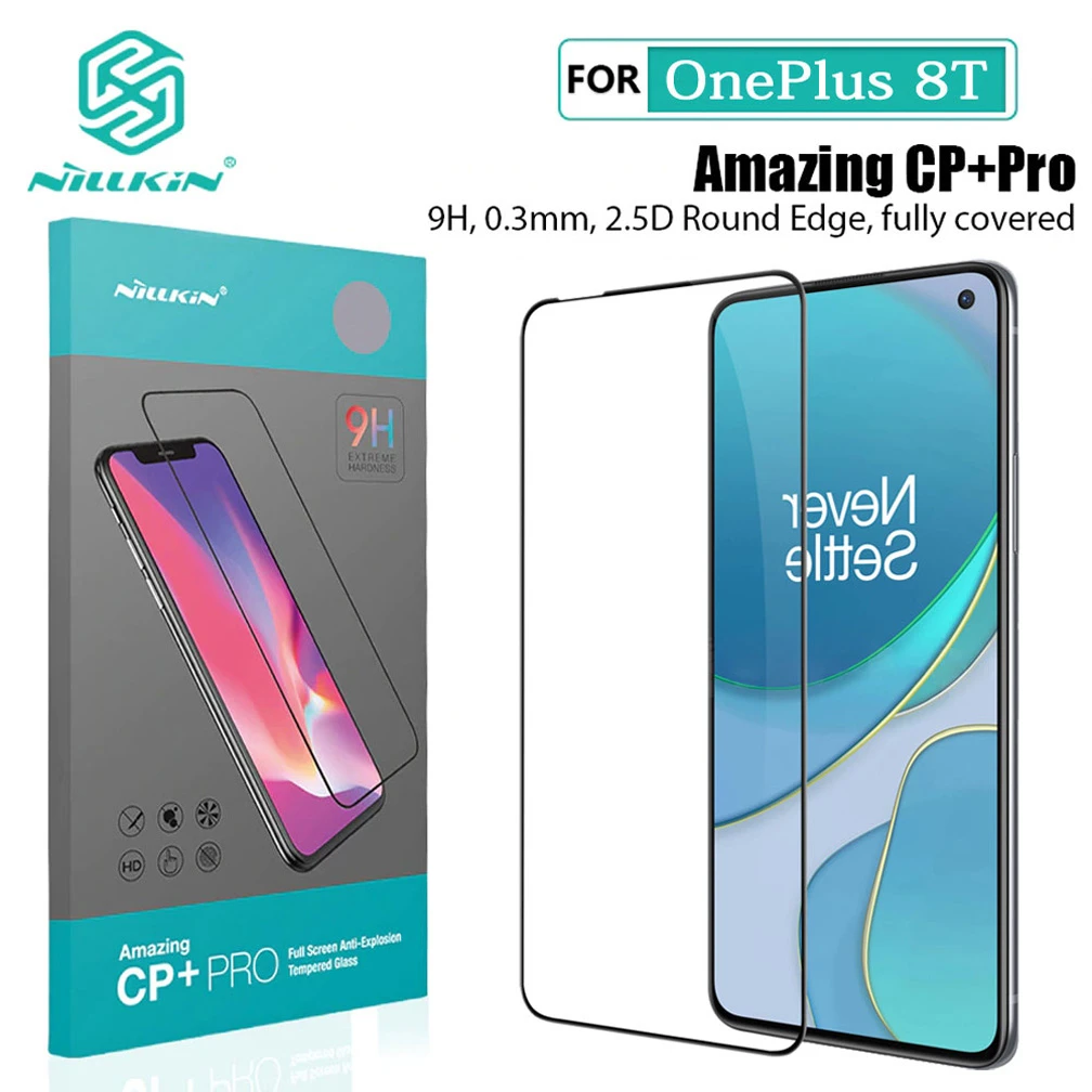 

For OnePlus 8T Glass One Plus 8T 5G Tempered Glass NILLKIN Amazing H+Pro CP+Pro Screen Protector For OnePlus 8T Film