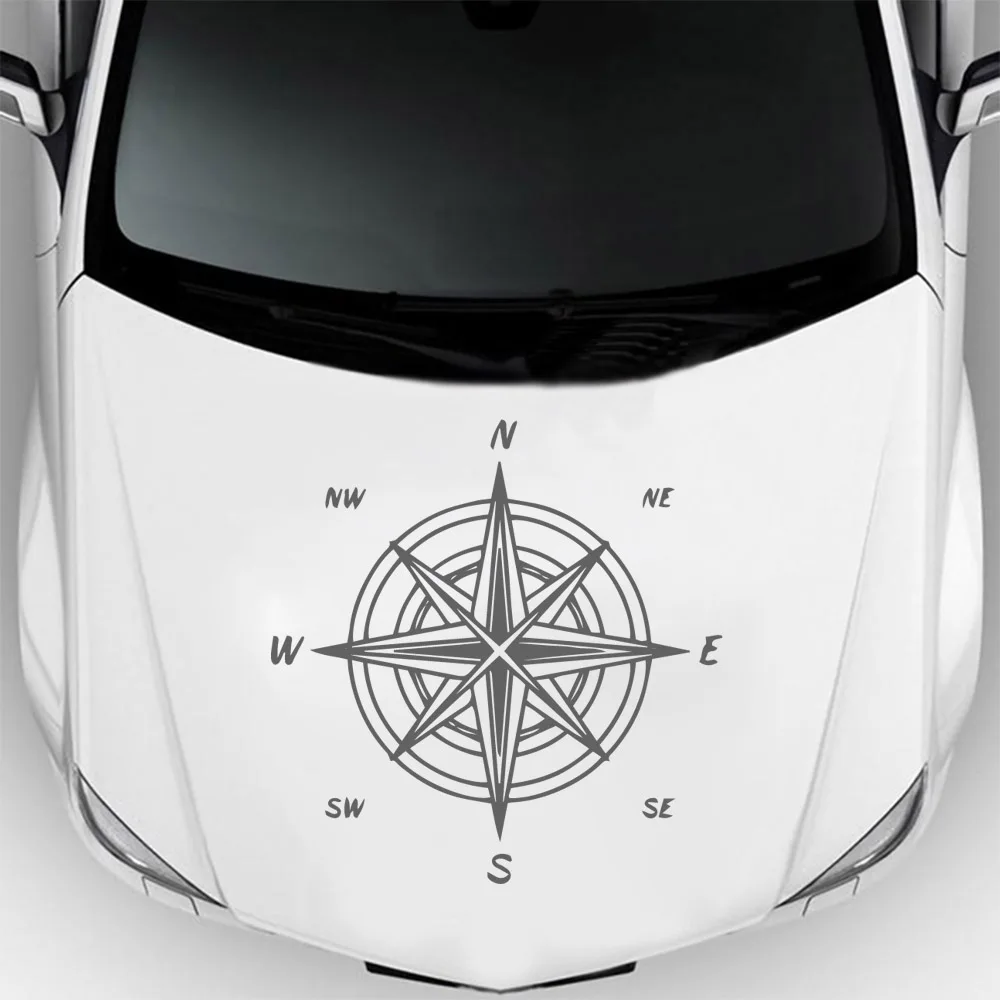 

Fashion Compass Carbon Sticker Vinyl Decal Sticker Car Motorcycle Car Styling