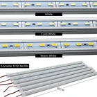 1 шт.5 шт. 20 Вт, 30 Вт, 50 см SMD 5630 Светодиодные ленты светильник бар 12V Светодиодный светильник для прицепа лодки прозрачная оболочка-рулетка светильник теплый белыйхолодный белый