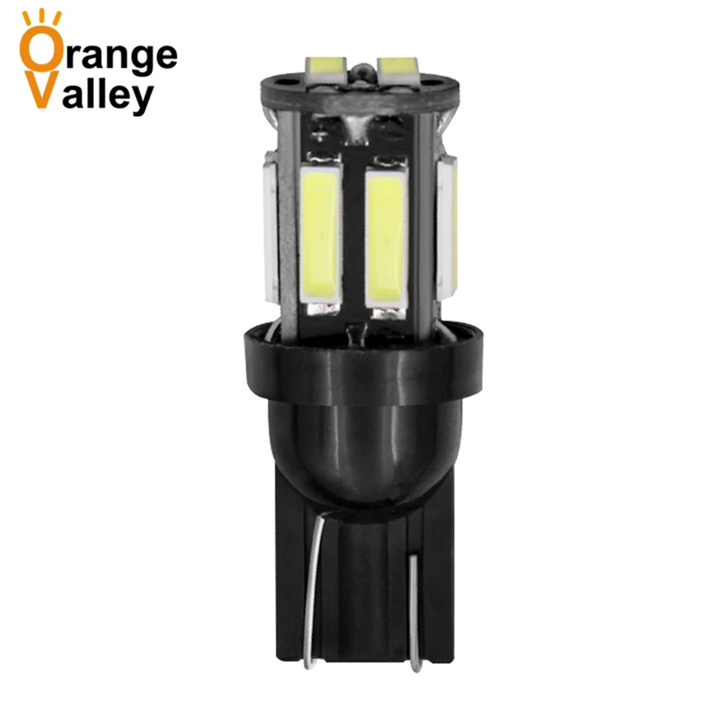 

100 шт., суперъяркие светодиодные лампы T10 7020 SMD W5W 194 501 10