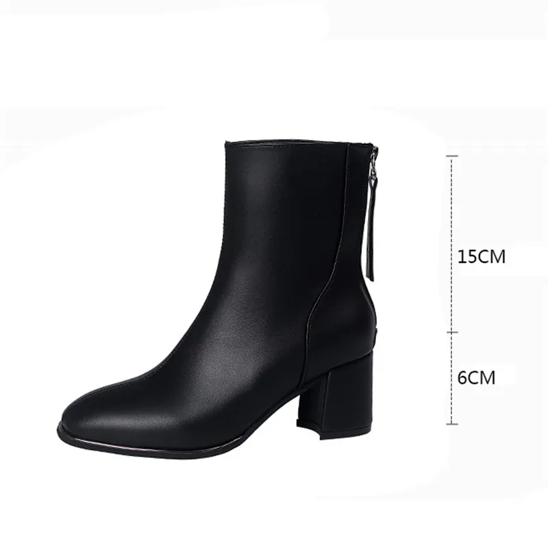 Женские лакированные ботильоны на квадратном каблуке элегантная обувь из