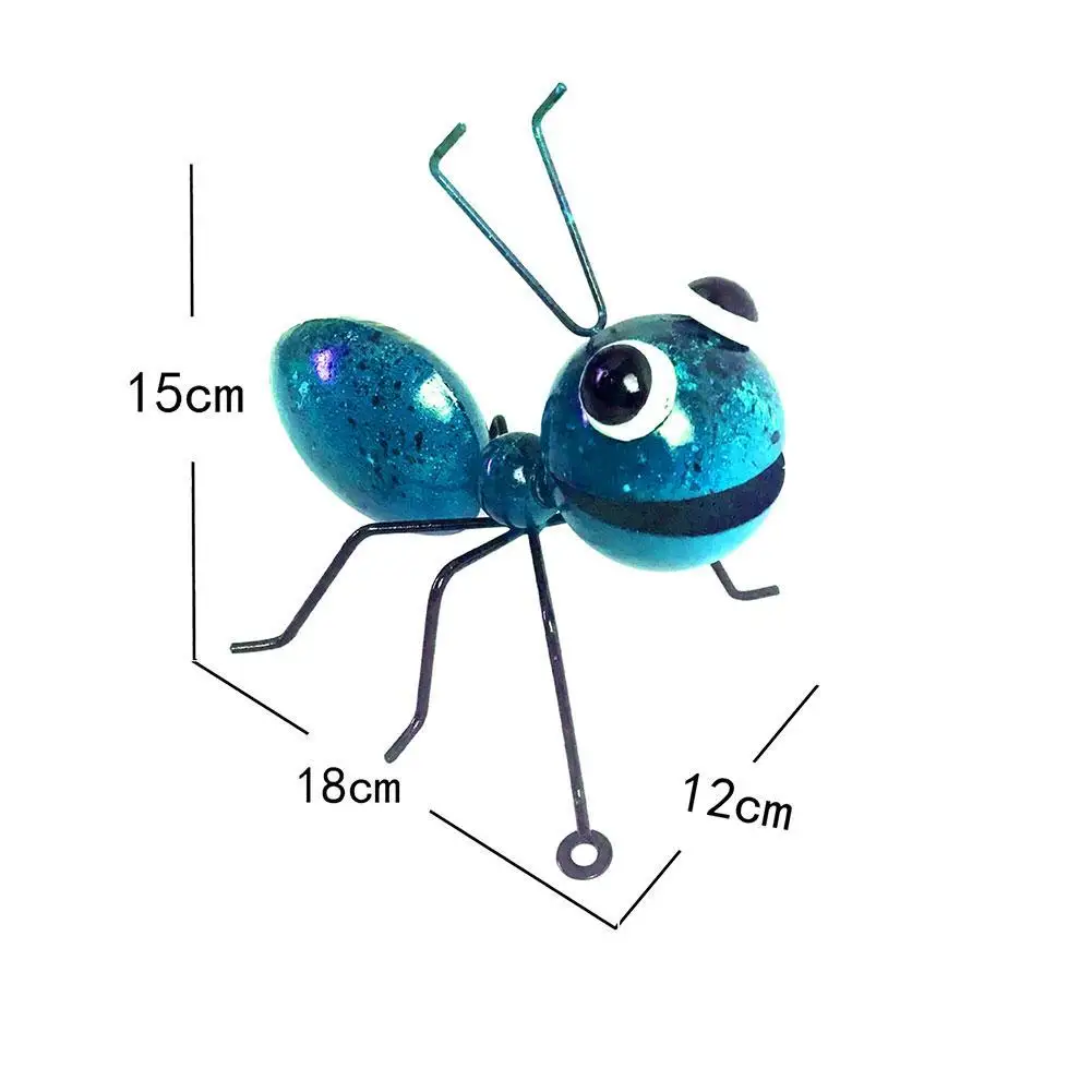 

1Pc Colorful Metal Ant Wall Decor Room Or Outdoor Garden Patio Decor Wall Sculptures For Outdoor Art Backyard Yard Lawn Por D1N7