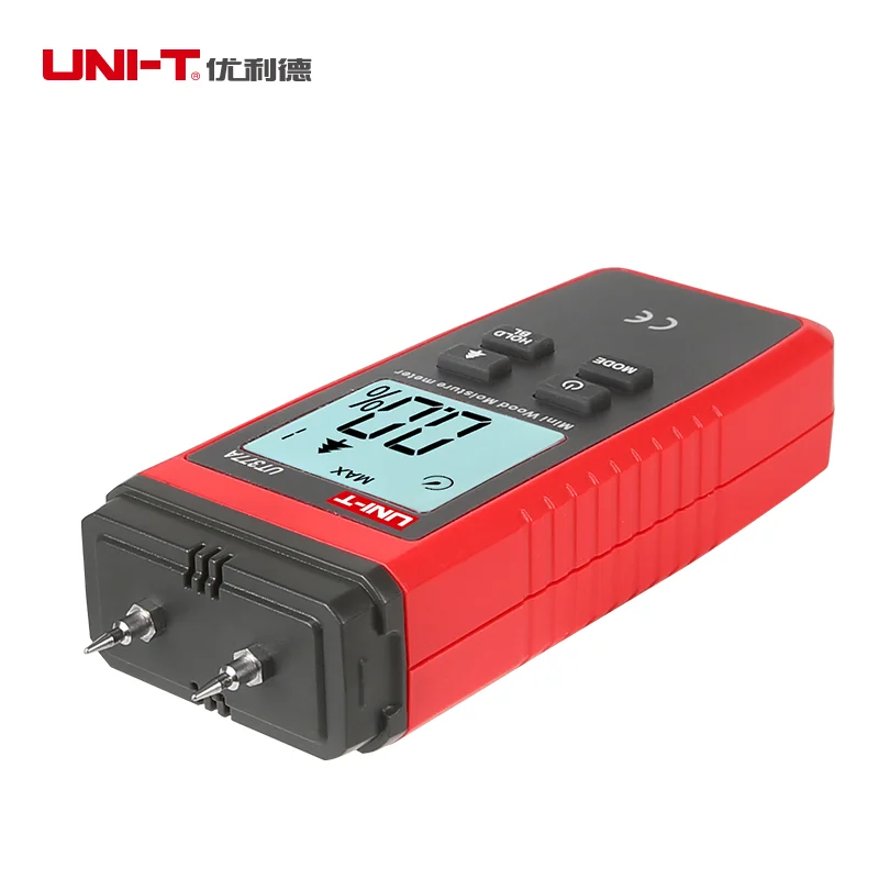 

UNI-T UT377A Digital Wood Moisture Meter Hygrometer Humidity Tester for Paper Plywood Wooden Materials LCD Backlight