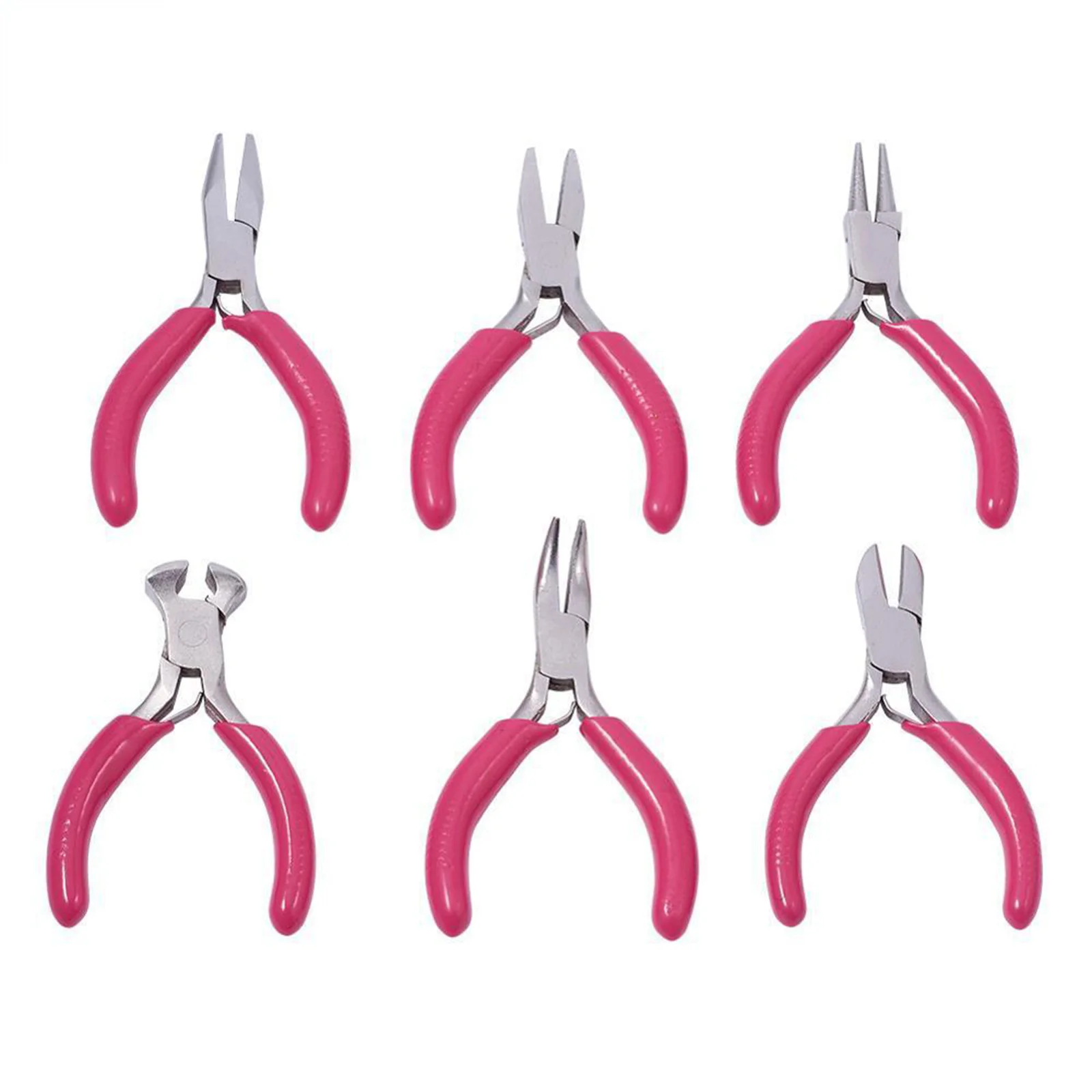 

6Pcs Mini Jewelry Pliers Sets DIY Jewelry Tools Wire Wrapping Hobby Crafts Equipments For Jewelry DIY Making,Carbon Steel