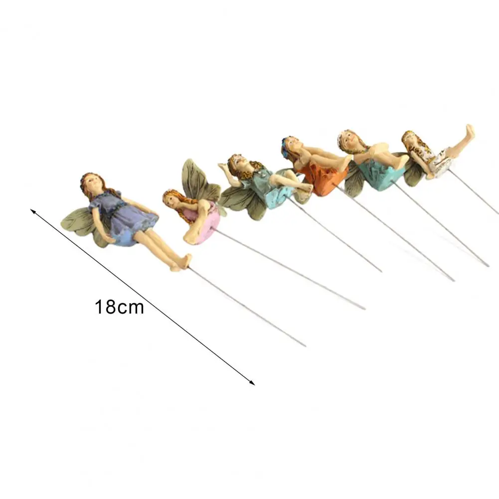 

5Pcs Miniature Figurines Beautiful Non-fading Vivid Outdoor Fairy Garden Fairy Garden Decoration for Outdoor