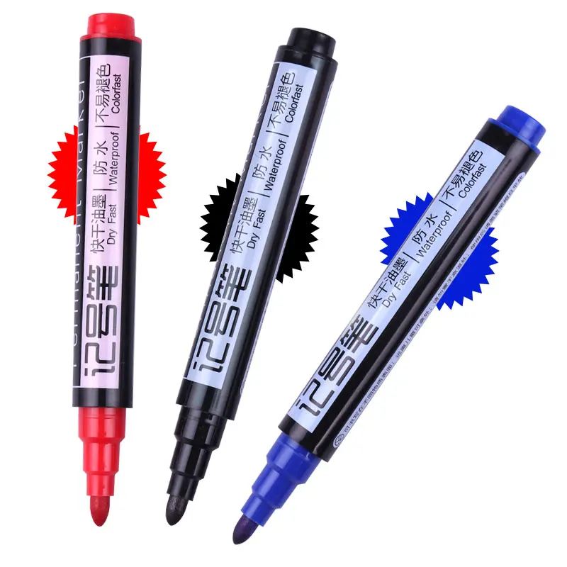 10 шт. HUXIN маркер для белой доски черный красный синий фломастер на масляной основе