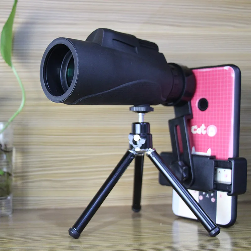 12x50 Monocular Telescope for Mobile Retractable Zoom Eyepiece Military Hunting Handheld HD Vision Objective Lens Optics | Инструменты
