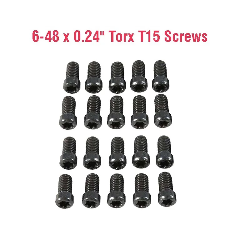Винты для пистолета головка Torx в стиле Вивера Star Drive 6 48X1/4 &quotнабор винтов с