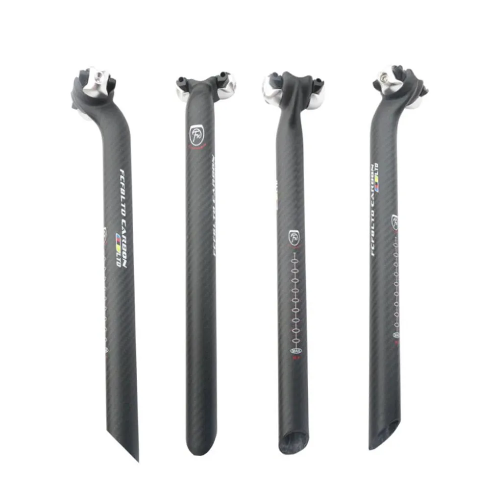 

full Carbon Seatpost Bike Seatpos MTB Road Bicycle Seatposts Seat tube Seat Bicycle27.2/30.8/31.6*350mm 3K matte cycling