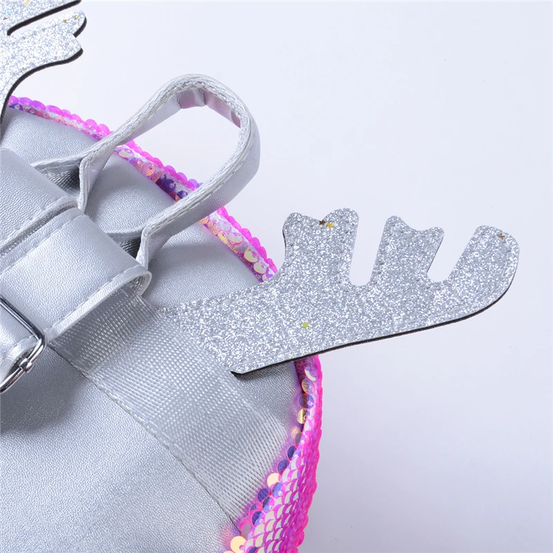 Женский мини-рюкзак с блестками в виде единорога для девочек школьный рюкзак