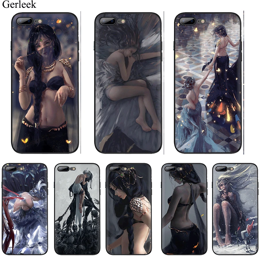 Ghost knife Mobile Phone Case TPU Cover for iPhone 11 Pro XR X XS Max 7 8 6 6S Plus 5S SE 5 silicone Shell | Мобильные телефоны и