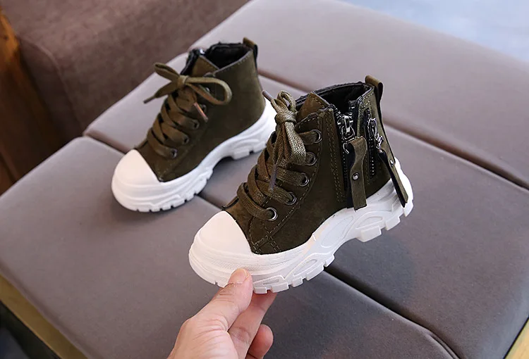 

Children's Martin Shoes 2020 Autumn Korean Version of Wild Boys British Style Short Boots Girls Single Boots Tooling Boots