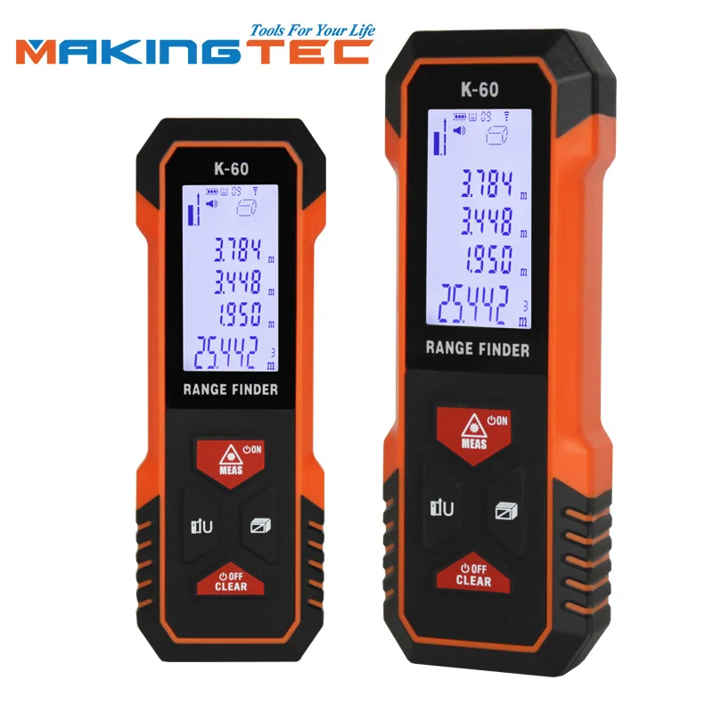 Лазерный измеритель MAKINGTEC лазерный дальномер 40 100 м цифровая измерительная лента