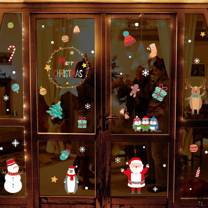 

Christmas decoration wall sticker New Year Spring Festival shop window glass decoration sticker