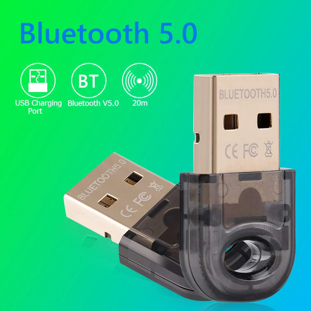 

Беспроводной аудиоплеер, приемник, USB-адаптер, совместимый с Bluetooth, для ПК, 2021, приемник, Windows 10, 8, 7