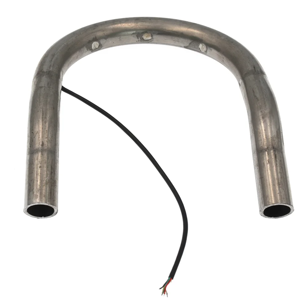 

Frame Hoop Upswept Flat Brat Loop Motorcycle Seat Frame Hoop Loop with LED Brake Turn Signal Light Universal Curved