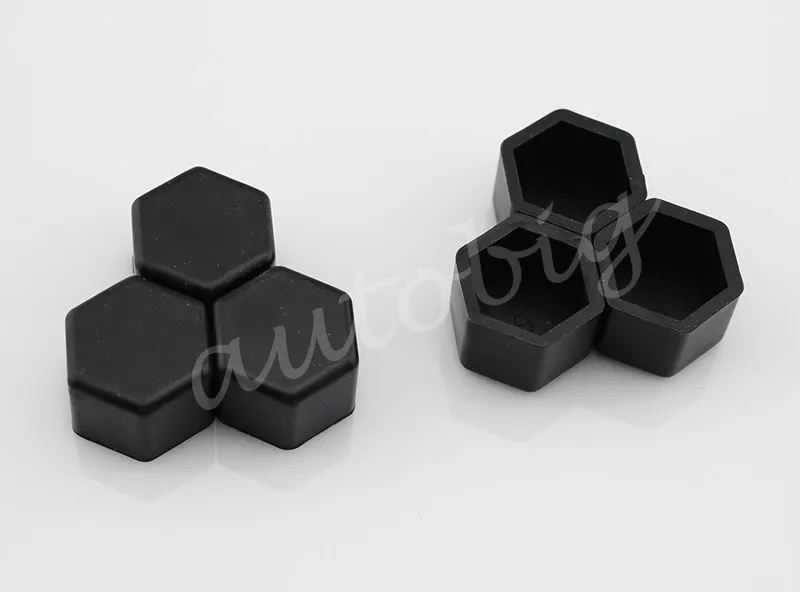 Черные Стильные автомобильные аксессуары колпачки для болтов и колесных шин