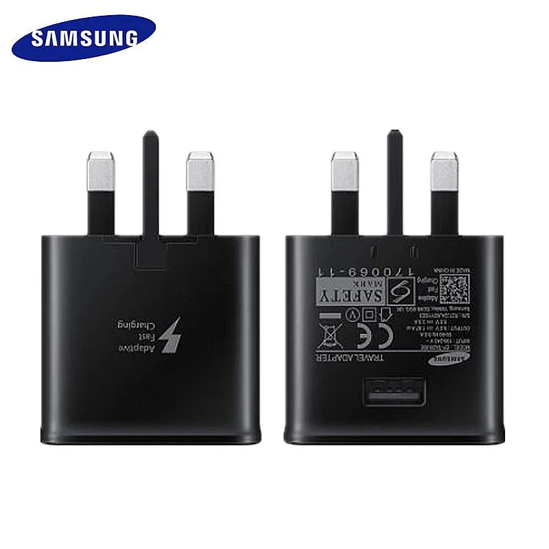 Оригинальное Адаптивное быстрое зарядное устройство Samsung UK 9 В/1 67 А USB адаптер для