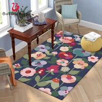 bubble kiss modern style carpet retro floral carpets for living room bedroom decor rug non slip coffee table bedside area rugs
