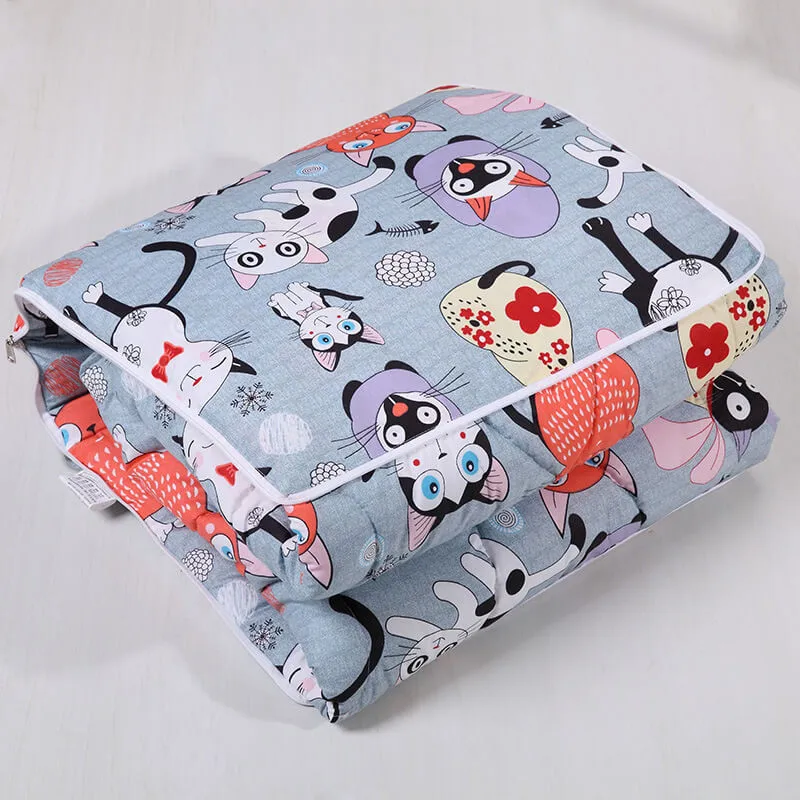 2017 Новый мультфильм поясничная поддержка пледы Чистый хлопок