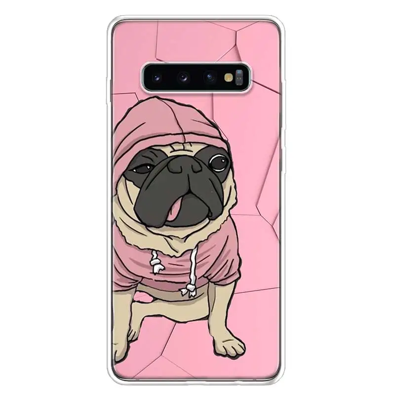 

Cute My Little Pugs Cartoon Phone Case For Samsung Galaxy A51 A71 A70 A50 A40 A30 A20E A10S M30S A01 A6 A7 A8 A9 Plus Trend Cove