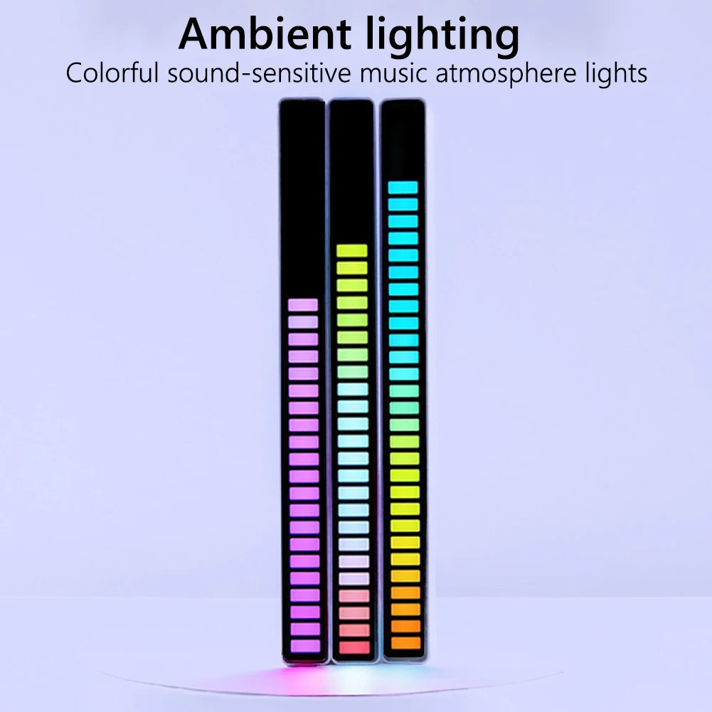 RGB-лампа светодиодсветодиодный с активацией музыки USB-зарядкой | Компьютеры и
