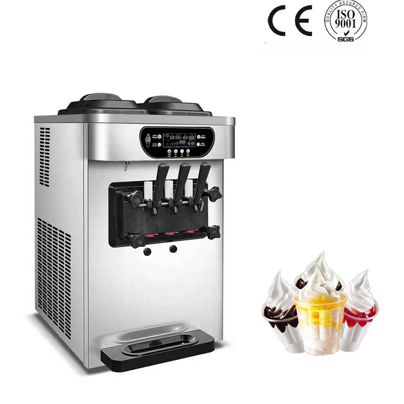 

Лучший заводской аппарат для мороженого, электрический аппарат для приготовления мягкого мороженого с простым дизайном
